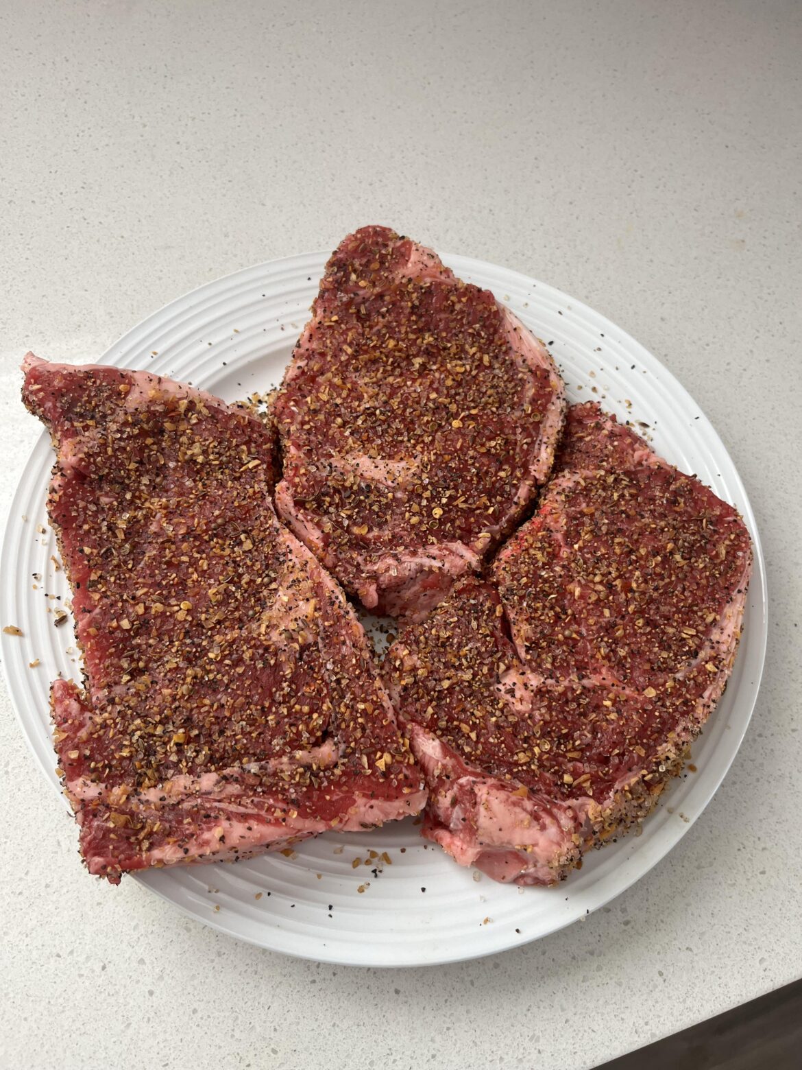 Ribeyes going on the kettle soon. What’re you guys cooking up tonight?