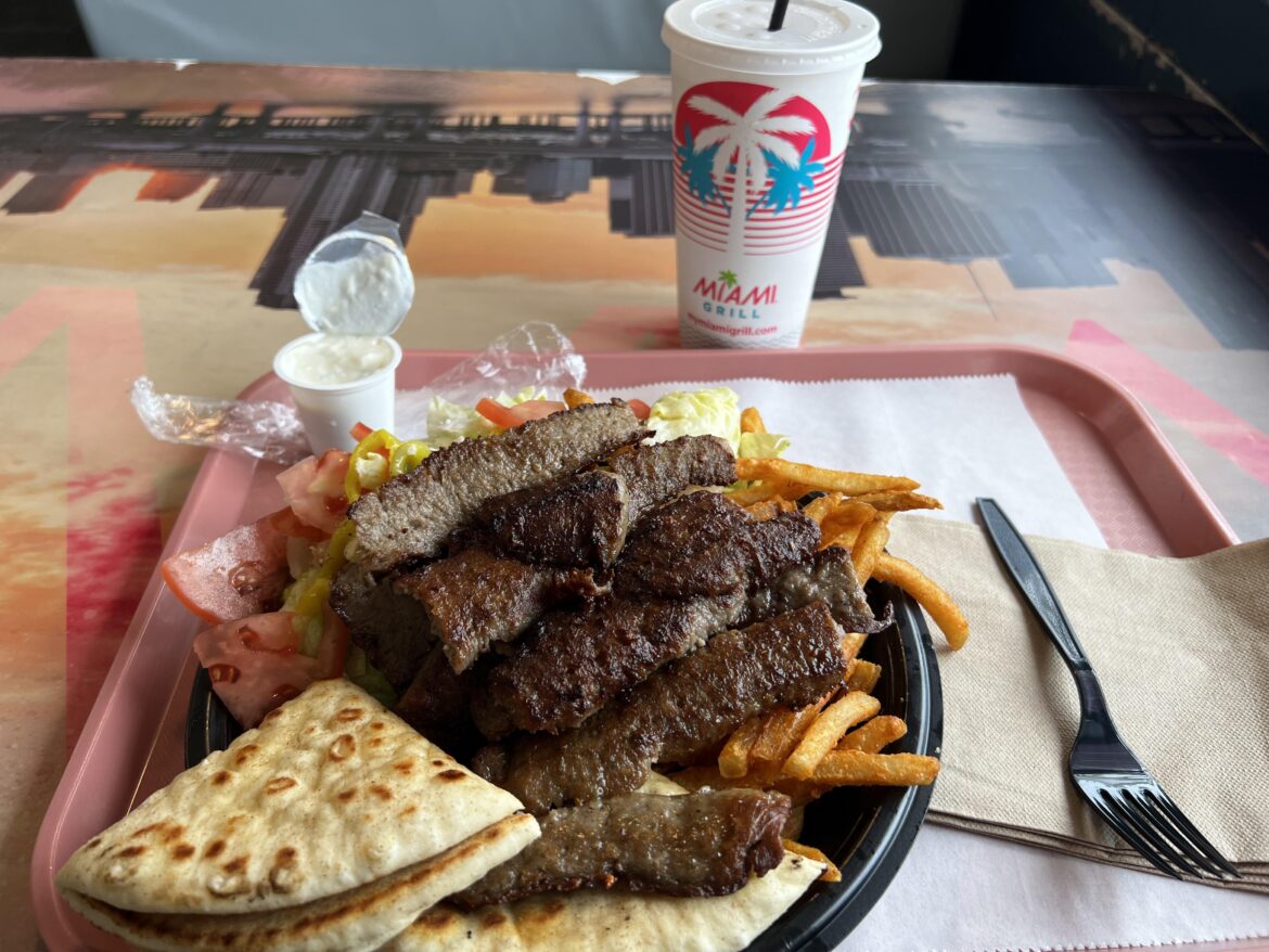 [I ate] a gyro plate