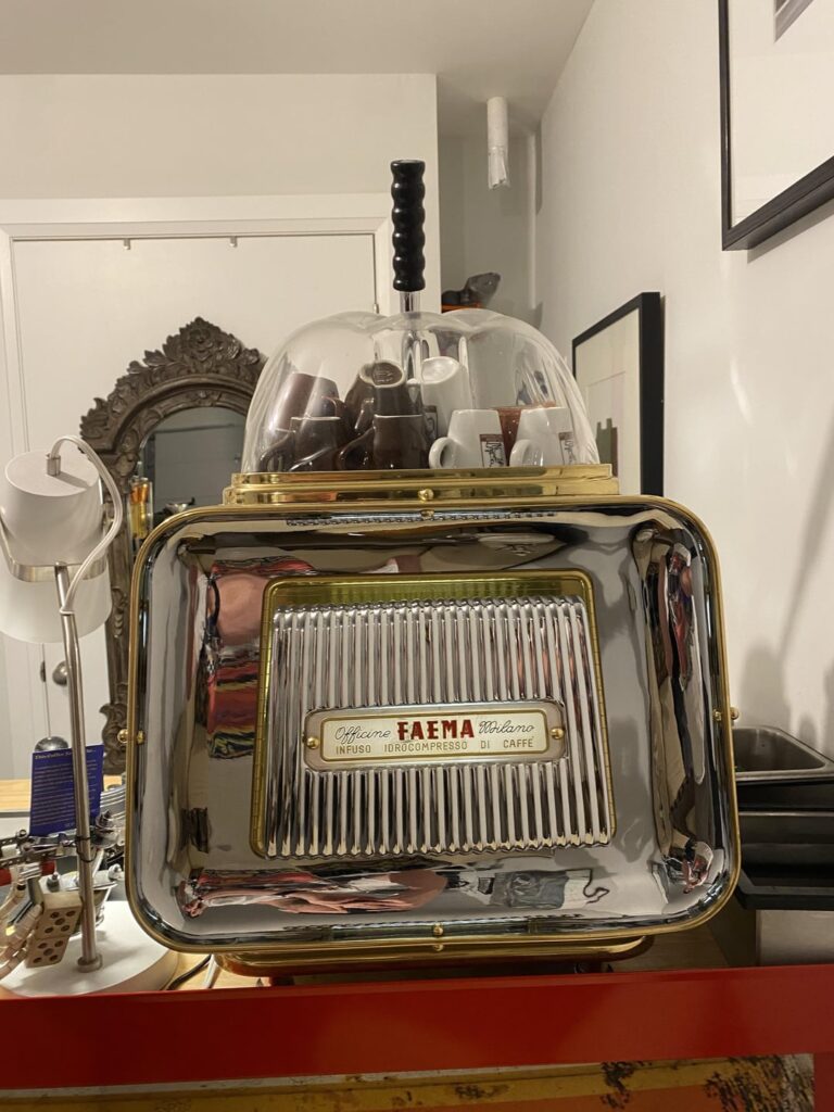 My 1957 Faema Urania Restored By Enrico Maltoni