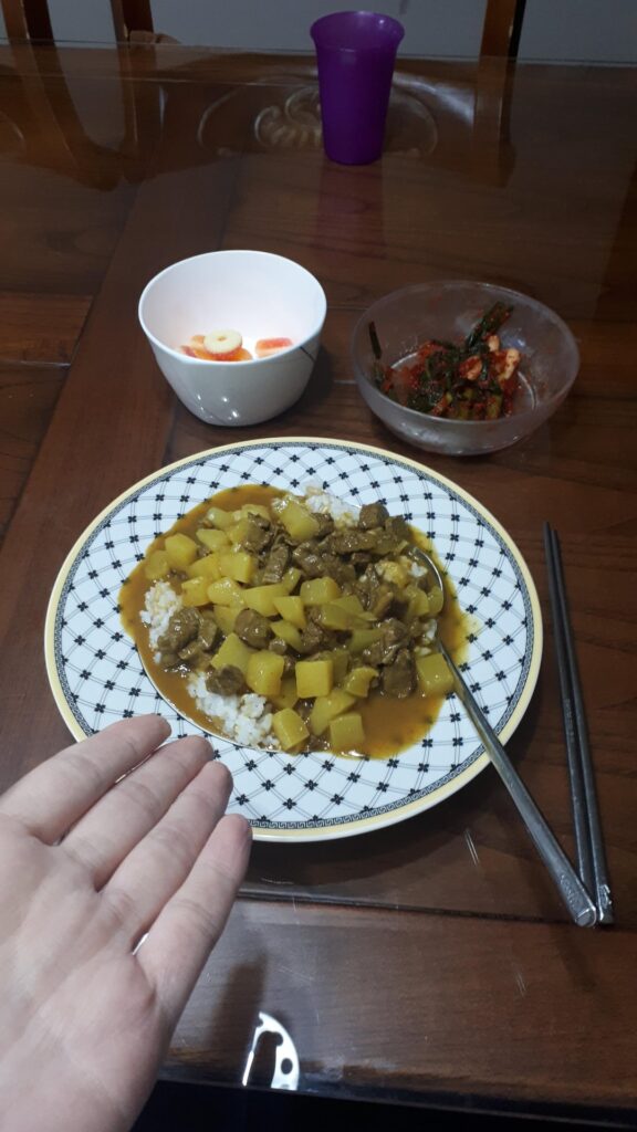 I love 카레curry!