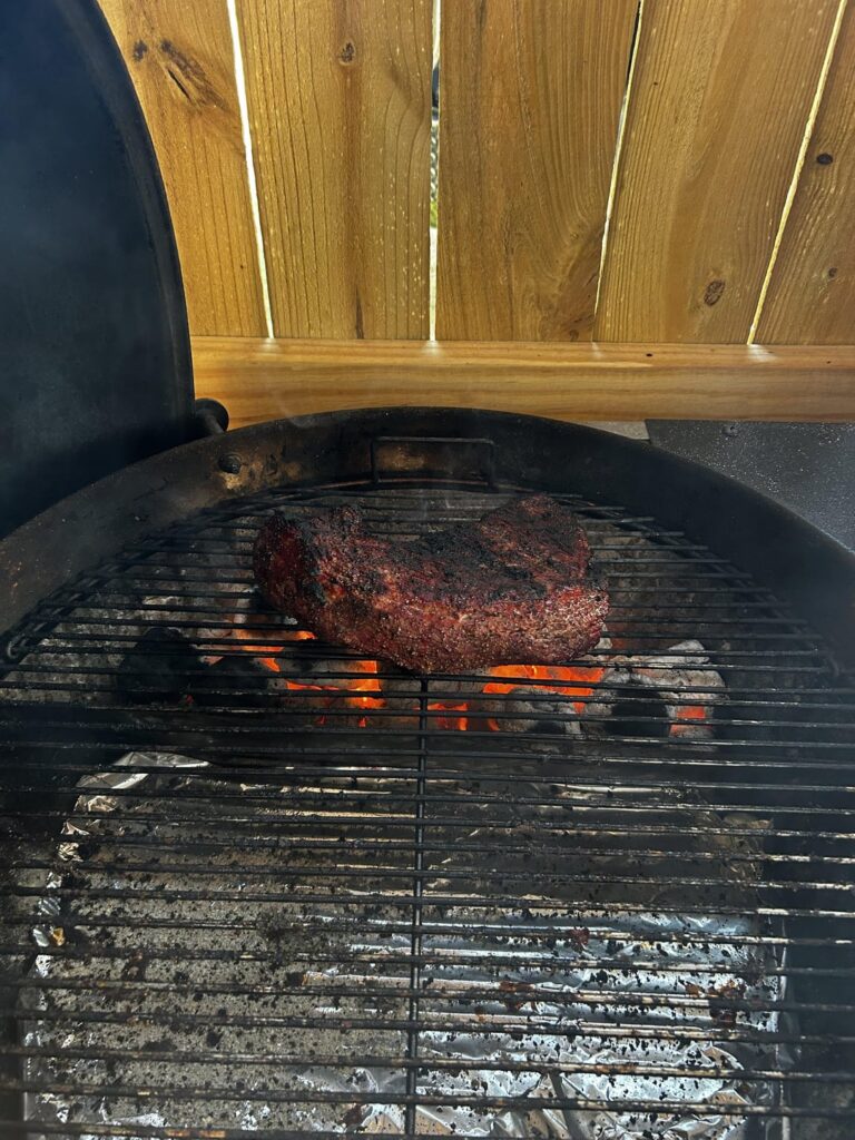 Tri-tip on the Weber with the Slow N Sear