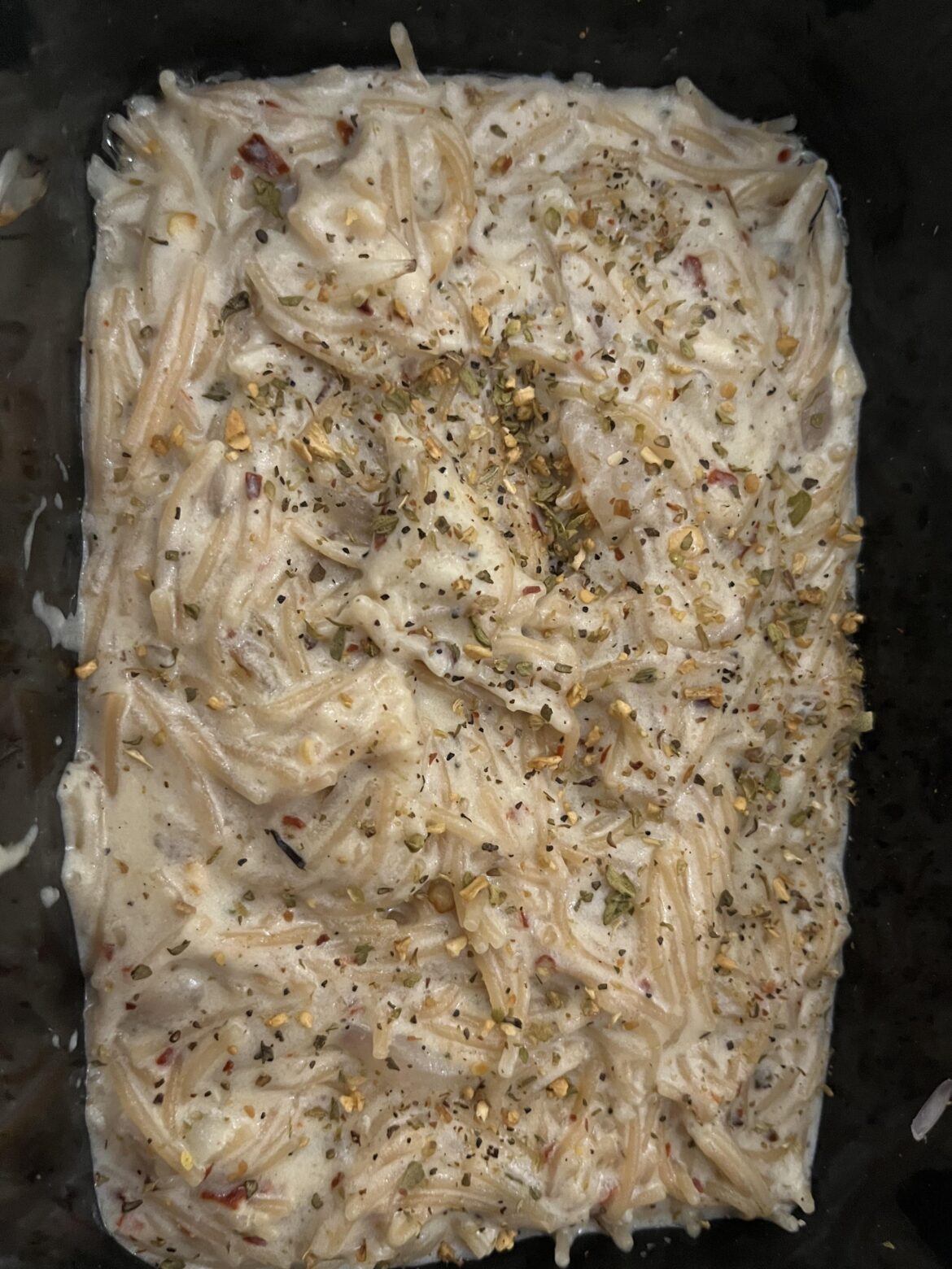 White sauce pasta [seviyan]