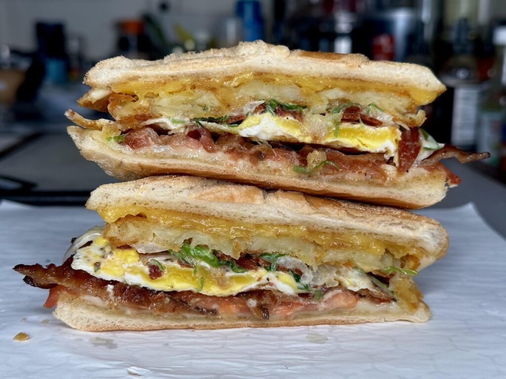 Bacon, egg, and cheese+ sandwich!