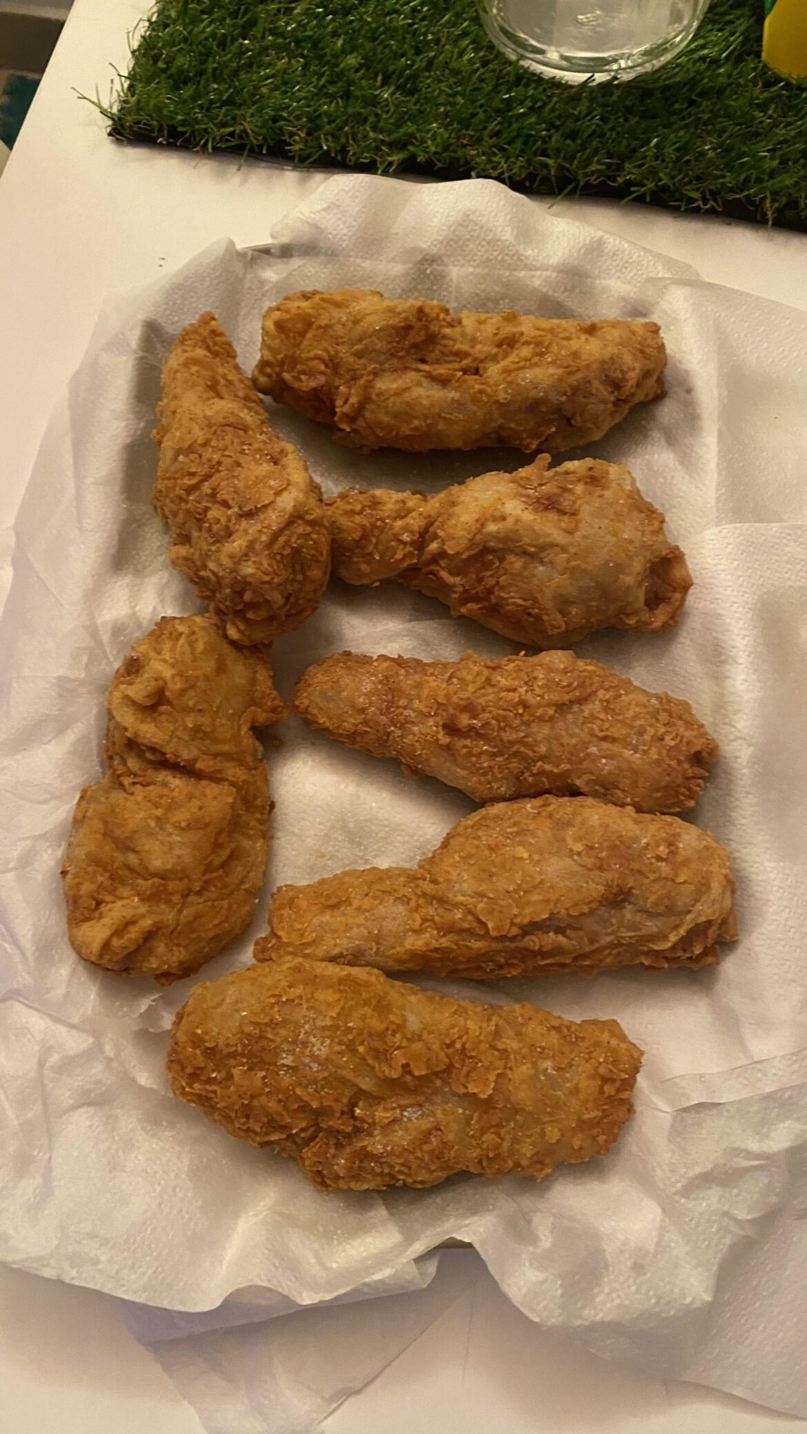 Soy fried “chicken”