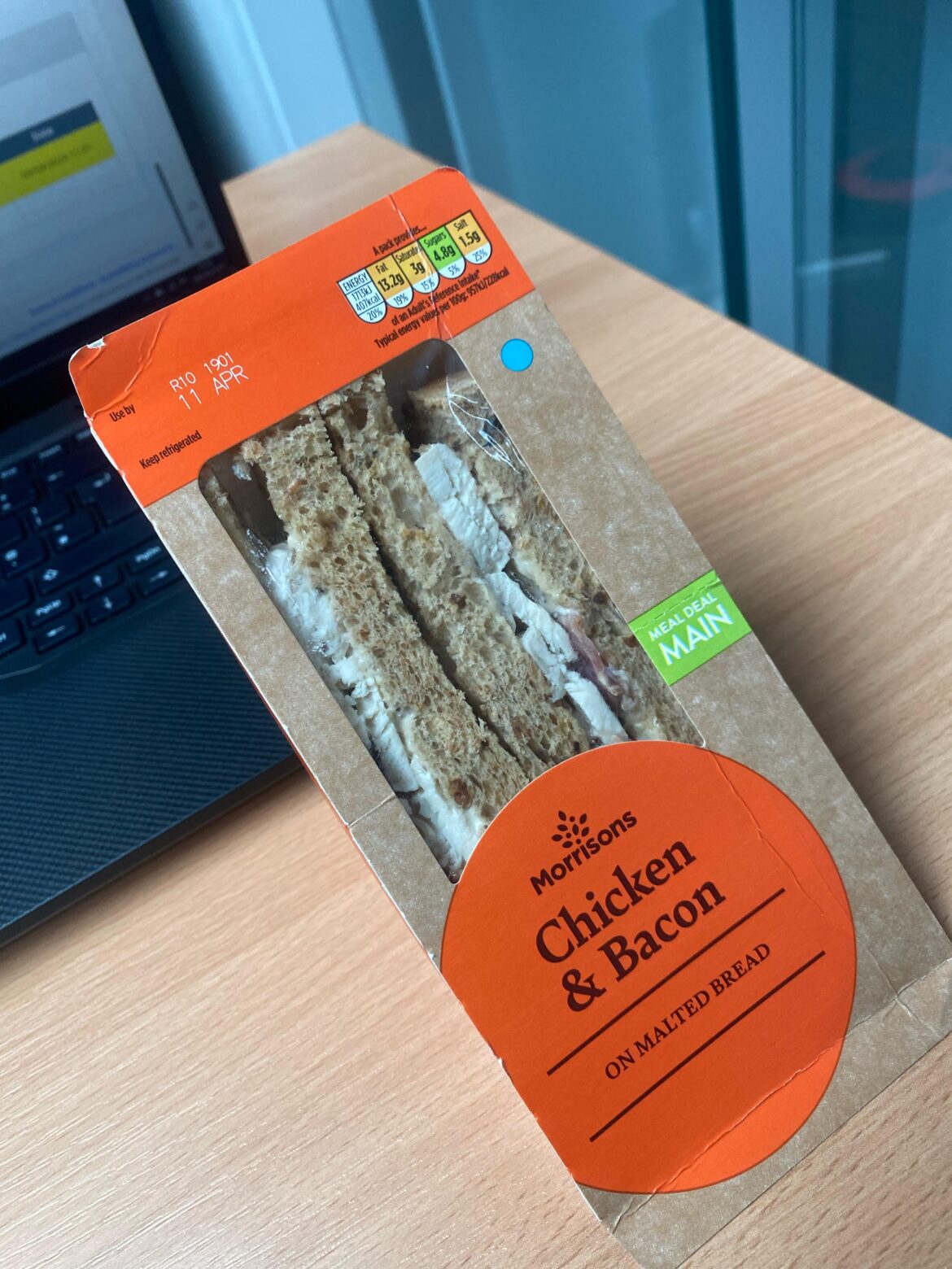 Sandwich I bought yesterday