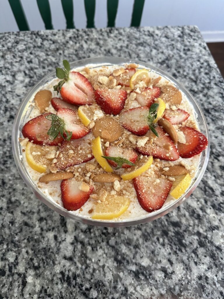 Strawberry Lemon Trifle!