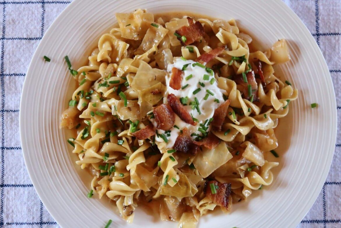 Austrian Krautfleckerl Cabbage and Noodles