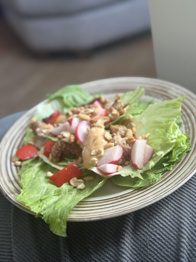 Chicken lettuce wraps