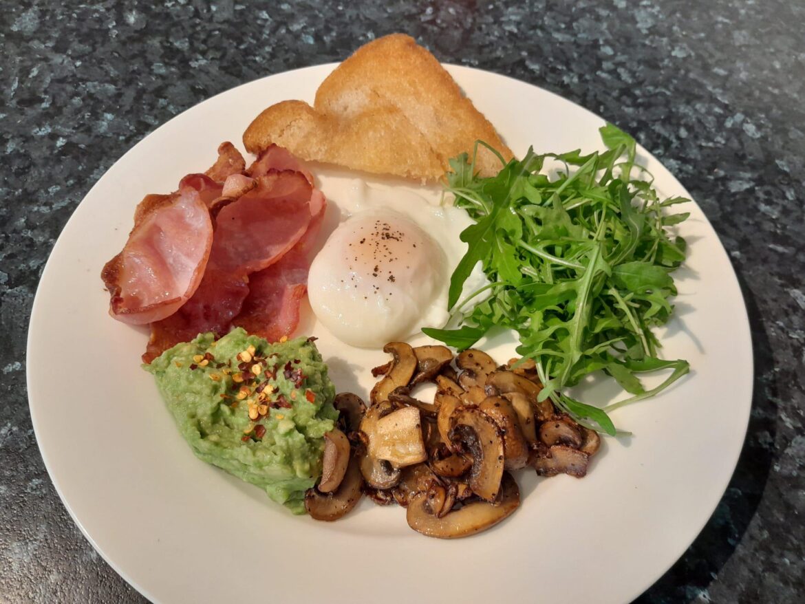 Semi-healthy fry-up