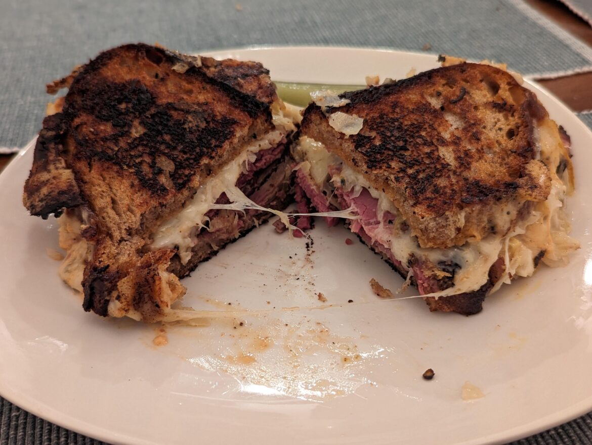 My Reuben game is getting stronger 💪
