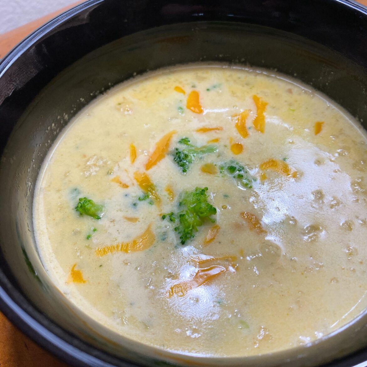 Keto Broccoli Cheddar Soup(recipe in the first comment)