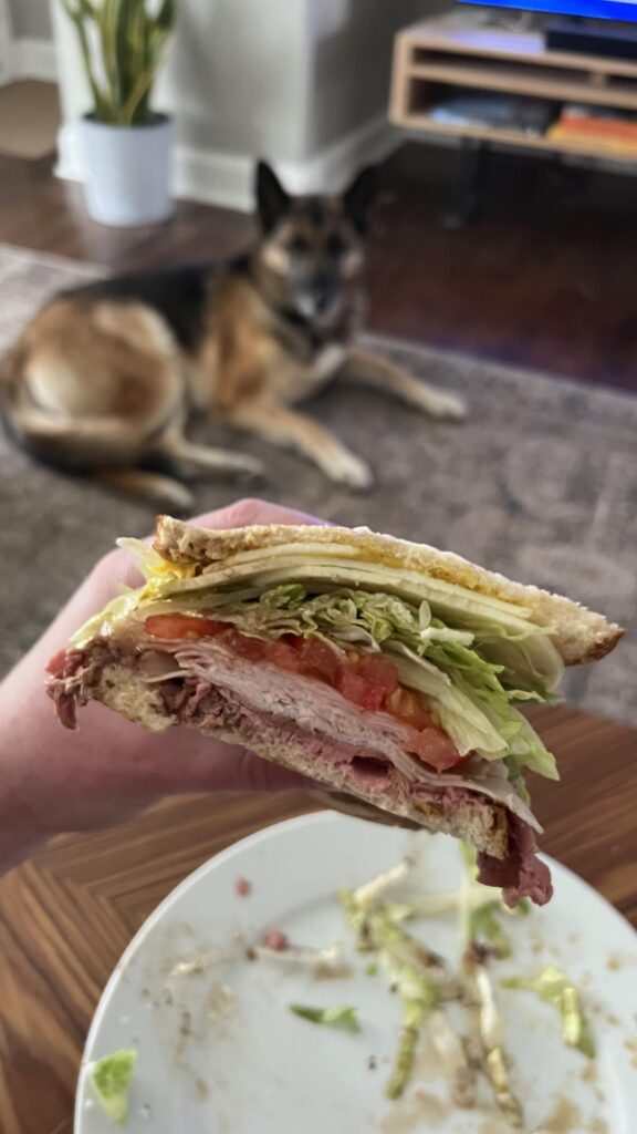 Roast beef + Turkey + Provolone