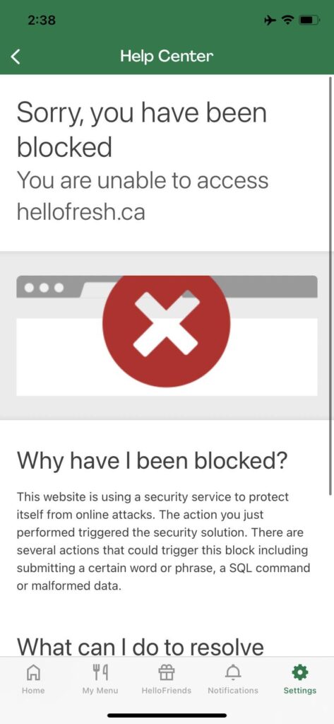 How on earth can I cancel if I can’t access the help line??