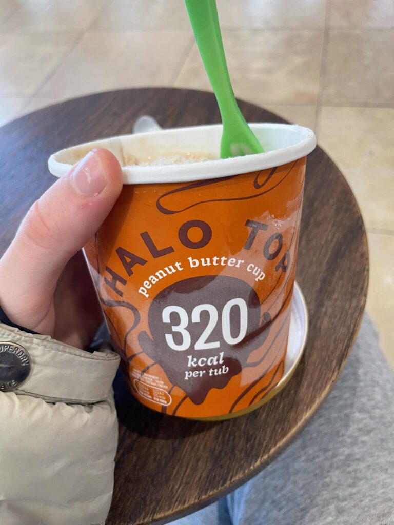 Not bad for a diet ice cream