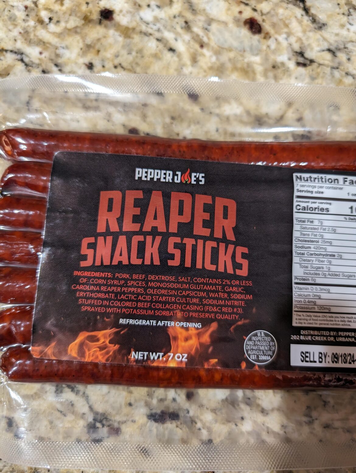Reaper meat sticks are fantastic