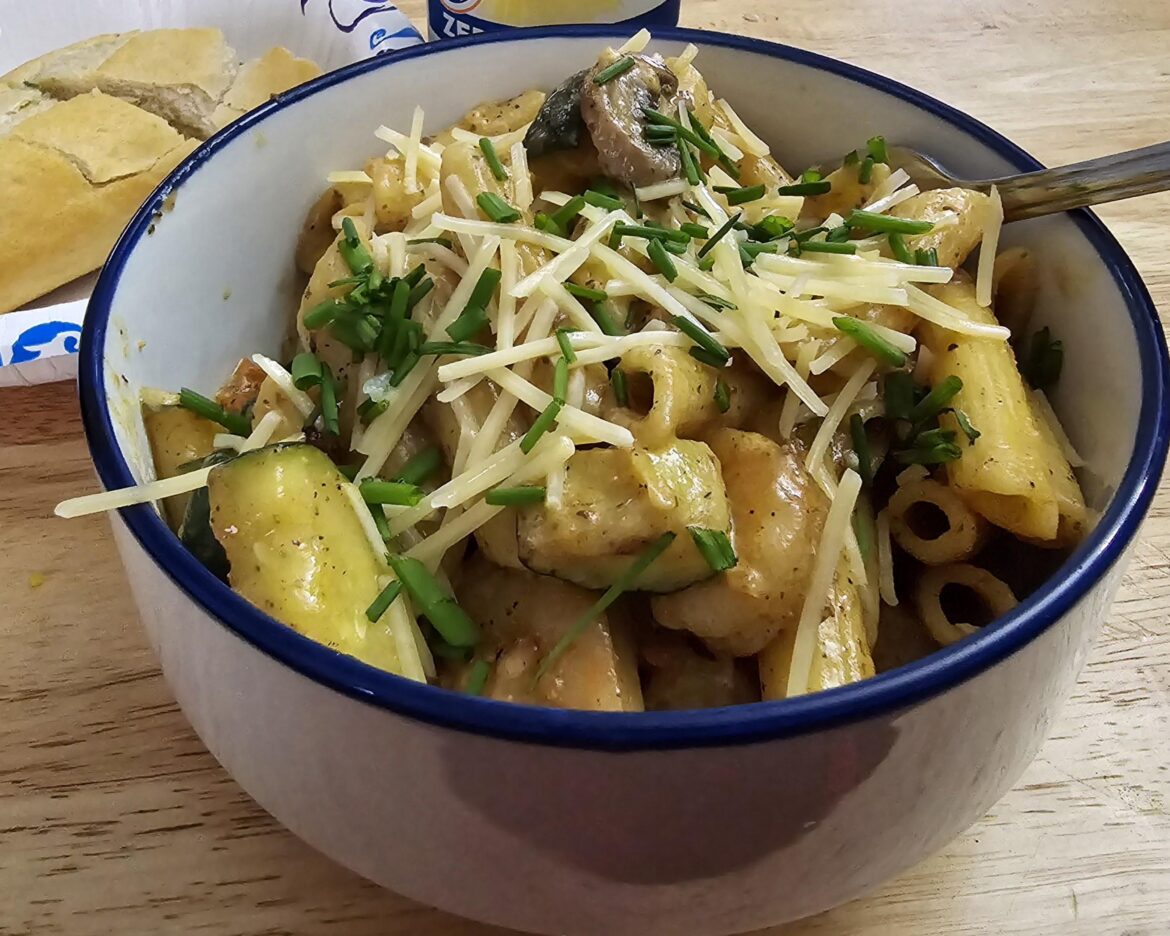 Silky Sicilian Penne with Shrimp