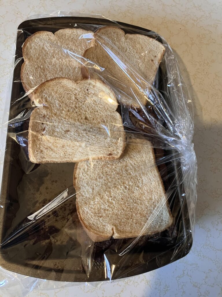 Update: Rejuvenating hard overbaked brownies with bread WORKED SO WELL OMFG Update: Rejuvenating hard overbaked brownies with bread WORKED SO WELL OMFG