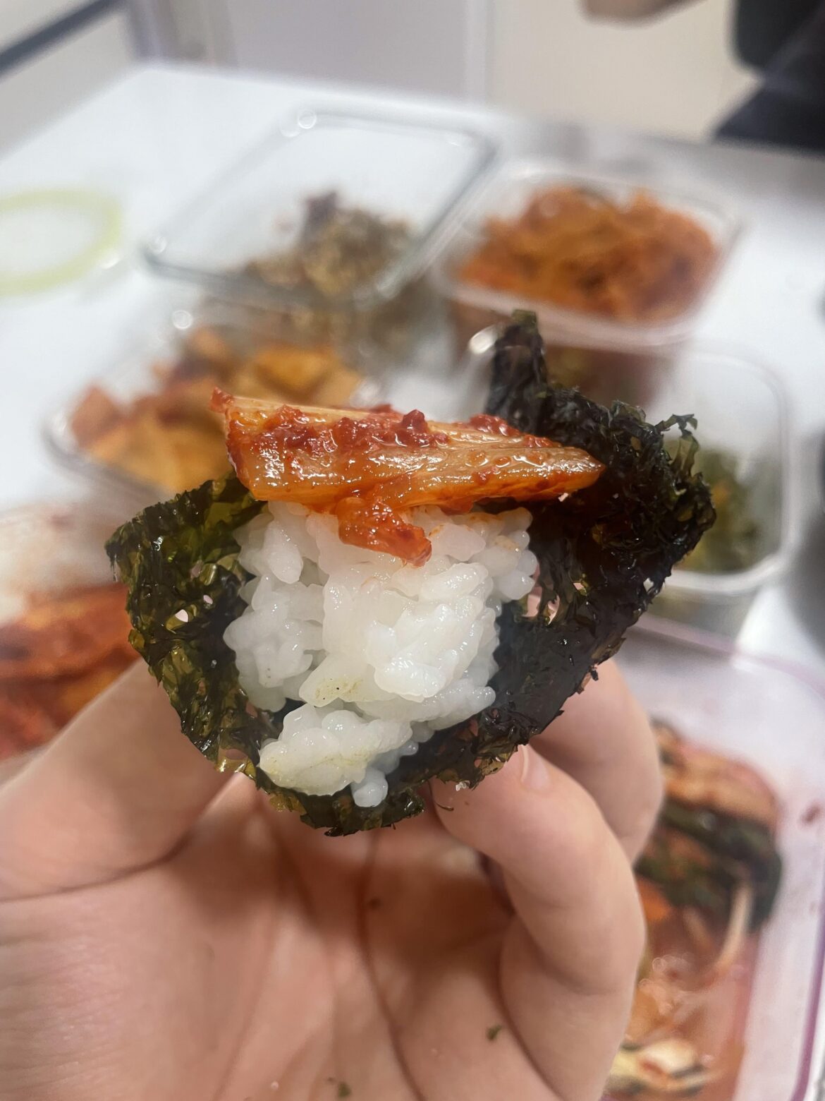 This is korean Taco.