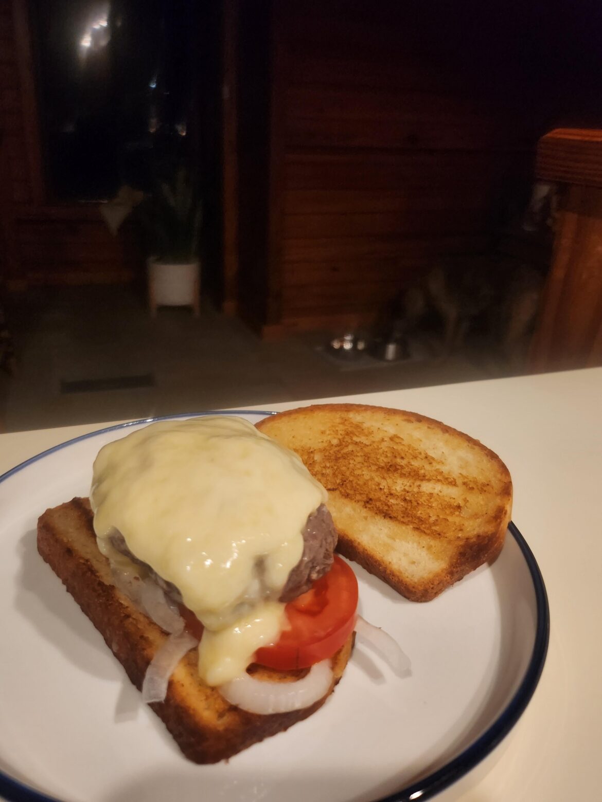 CT-style steamed burger