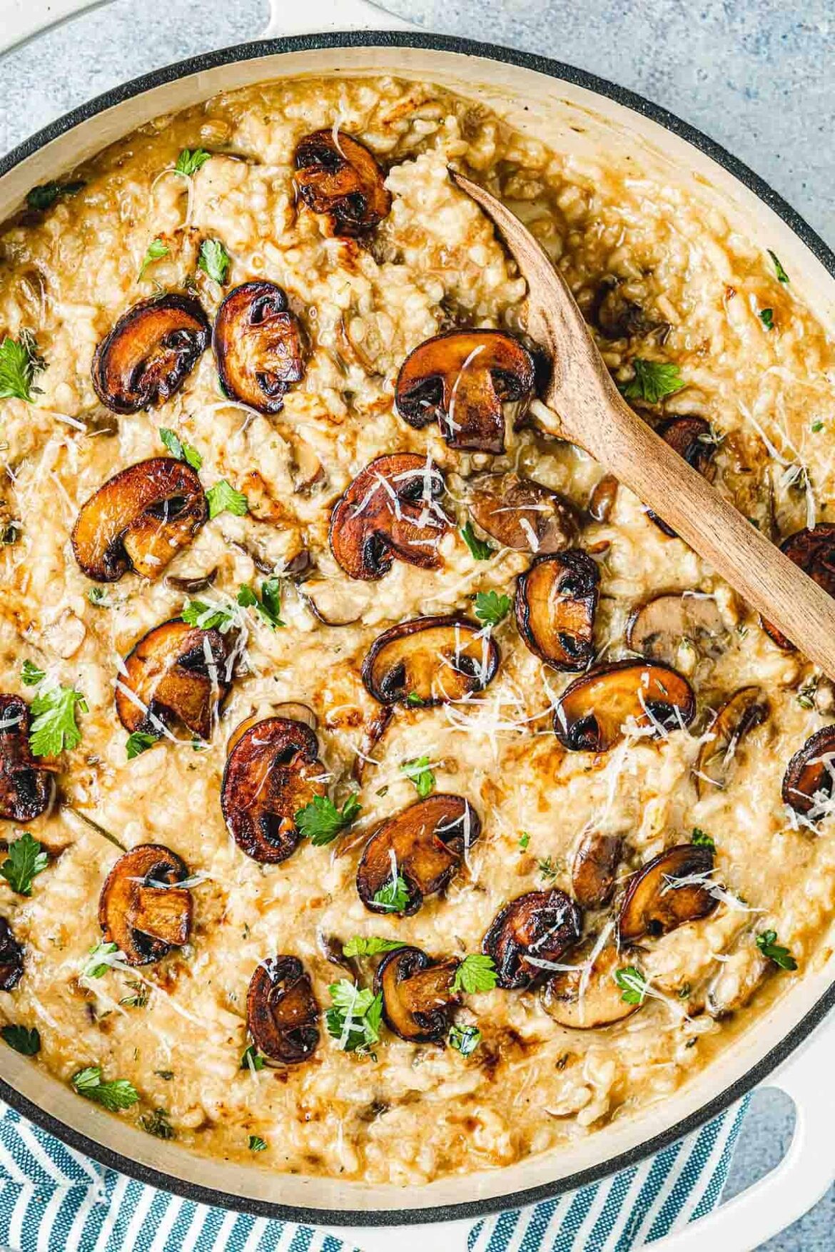 Mushroom risotto