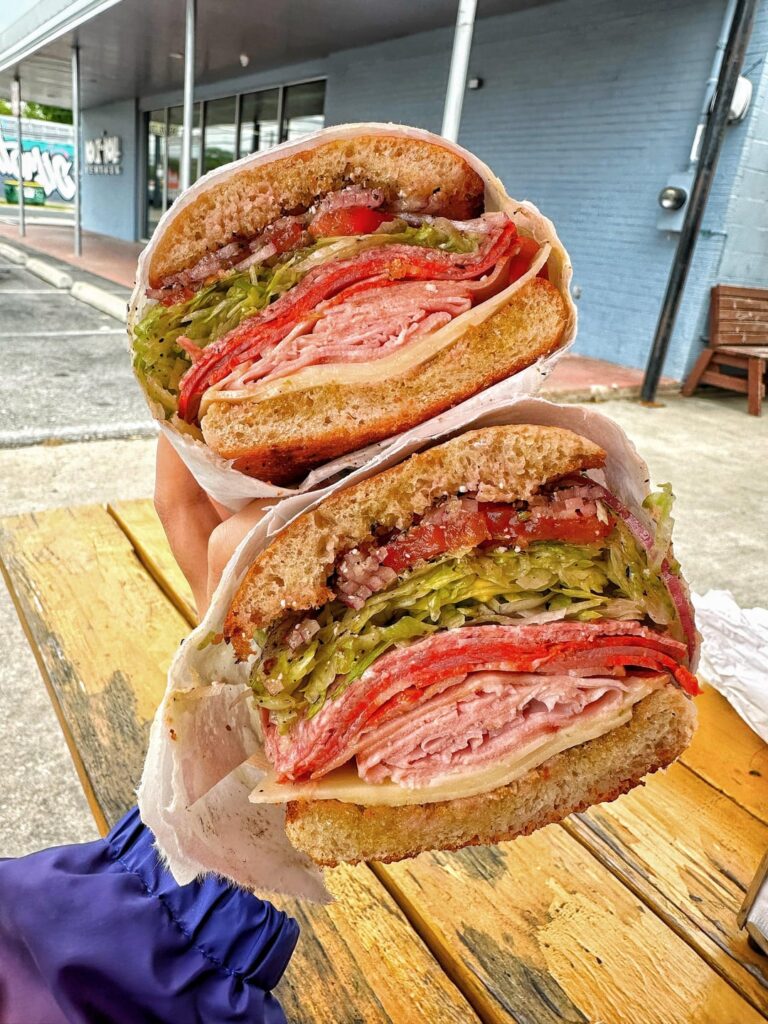 Working on my Italian Sub line up. Pedroso’s New Classic Italian Sub. Lunch only. Had to get their pizza as an appetizer.