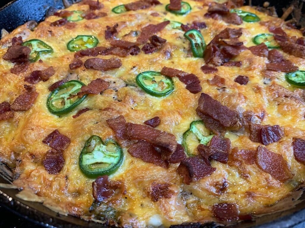 Smoked Jalapeno Popper Chicken Casserole