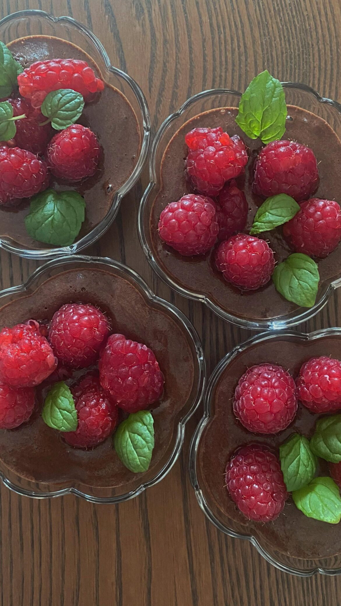 I made chocolate mousse again