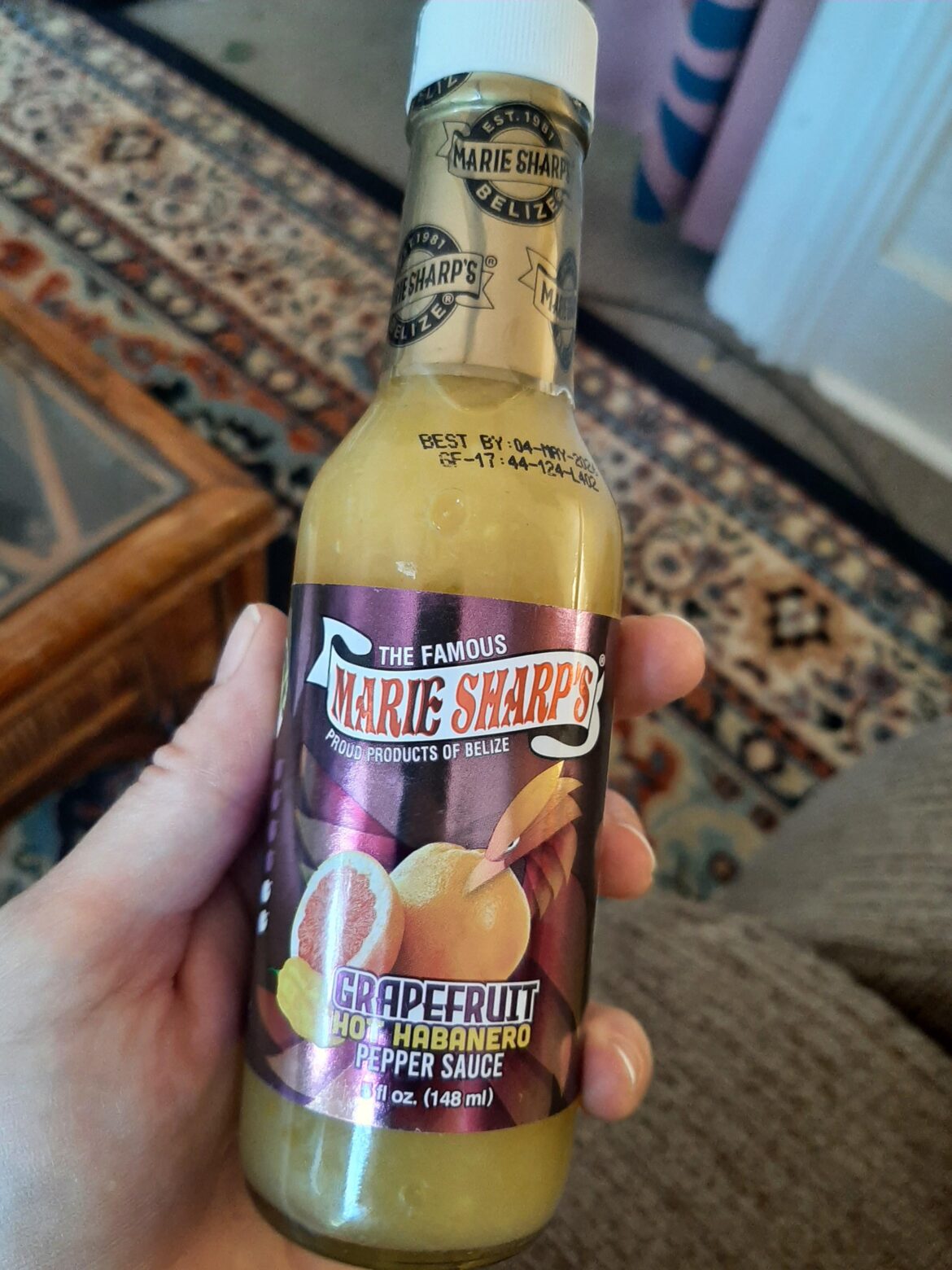 Tried the Marie Sharps grapefruit sauce Tried the Marie Sharps grapefruit sauce