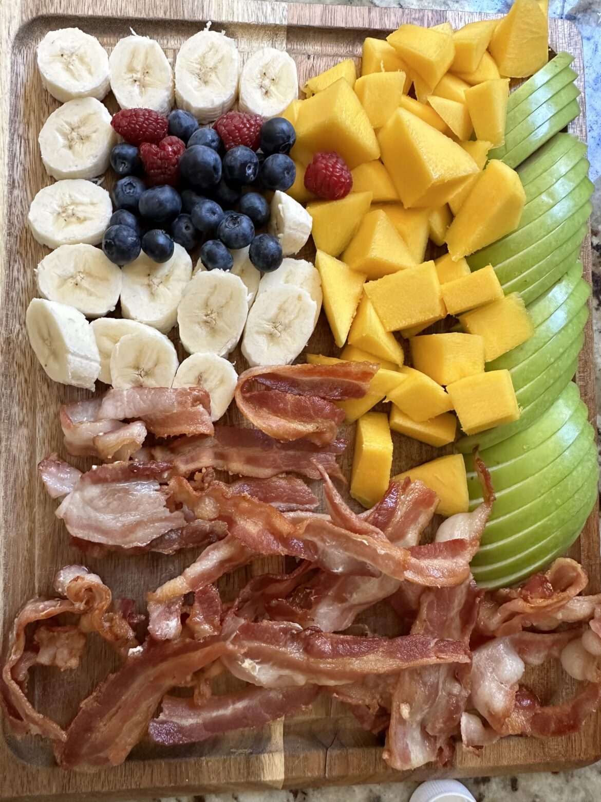 Fruit & bacon
