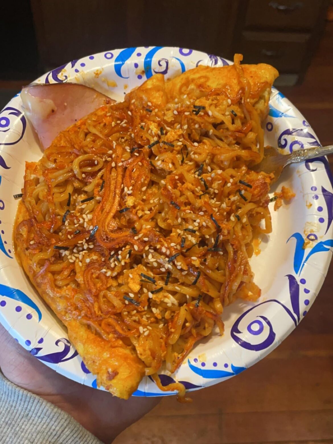 Buldak Ramen Omelette