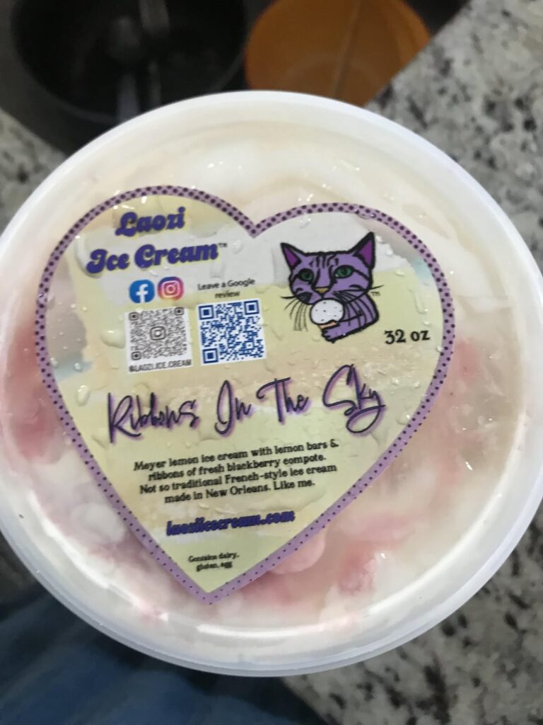 Meyer Lemon and Blackberry Ribbons