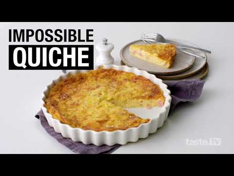 How to make impossible quiche | taste.com.au How to make impossible quiche | taste.com.au