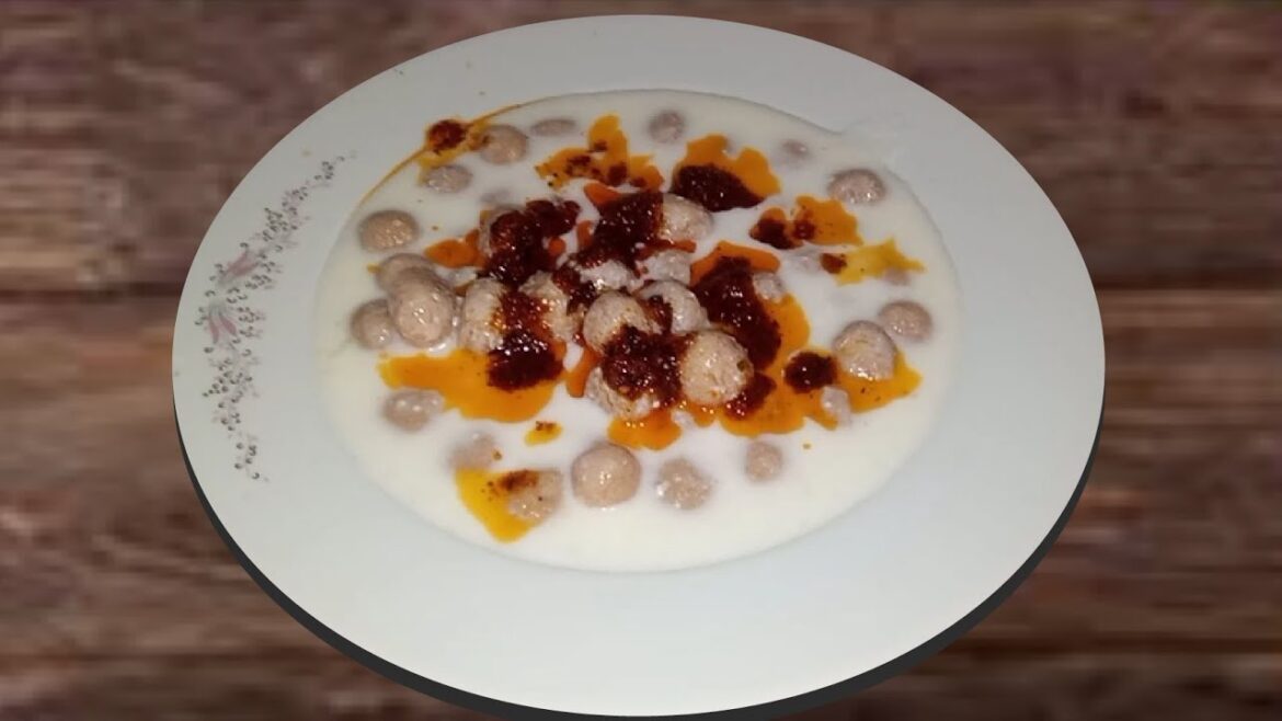 AMAZING TASTE WITH FEW INGREDIENTS !! Bulgur Meatballs with Yogurt Recipe