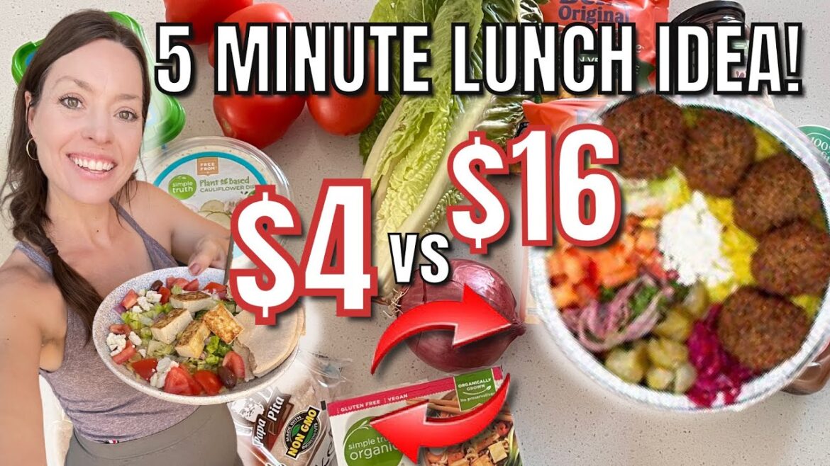 5 MINUTE LUNCH IDEA! Recreating My Favorite Restaurant Lunch on a Budget! Easy Money Saving Meals!