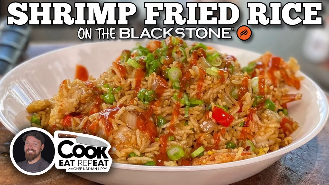 How to Make Shrimp Fried Rice on the Blackstone Griddle - Dining and