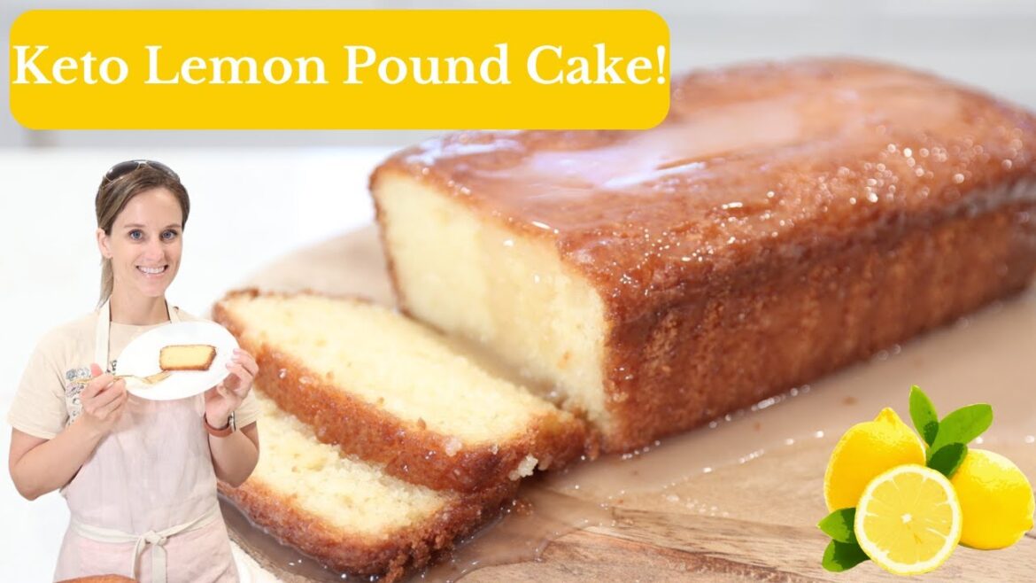 Keto Lemon Pound Cake! By Victoria's Keto Kitchen!