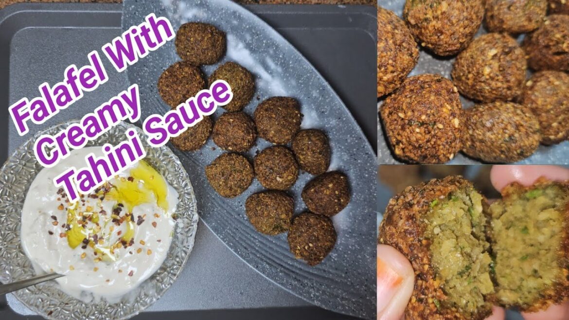 ஒரு கப் கொண்டகடலை இருந்தா ஸ்நாக்ஸ் ரெடி|Falafel With Creamy tahini sauce|arabic|Lebanese cusine