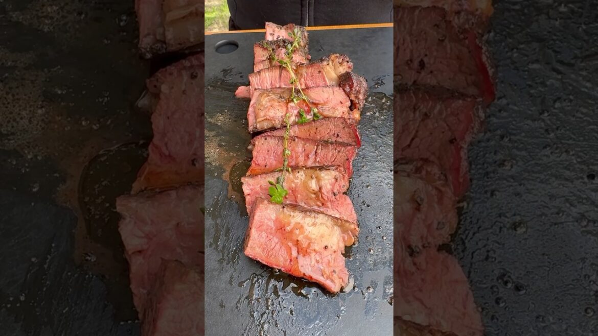 Reverse seared Chuck roast