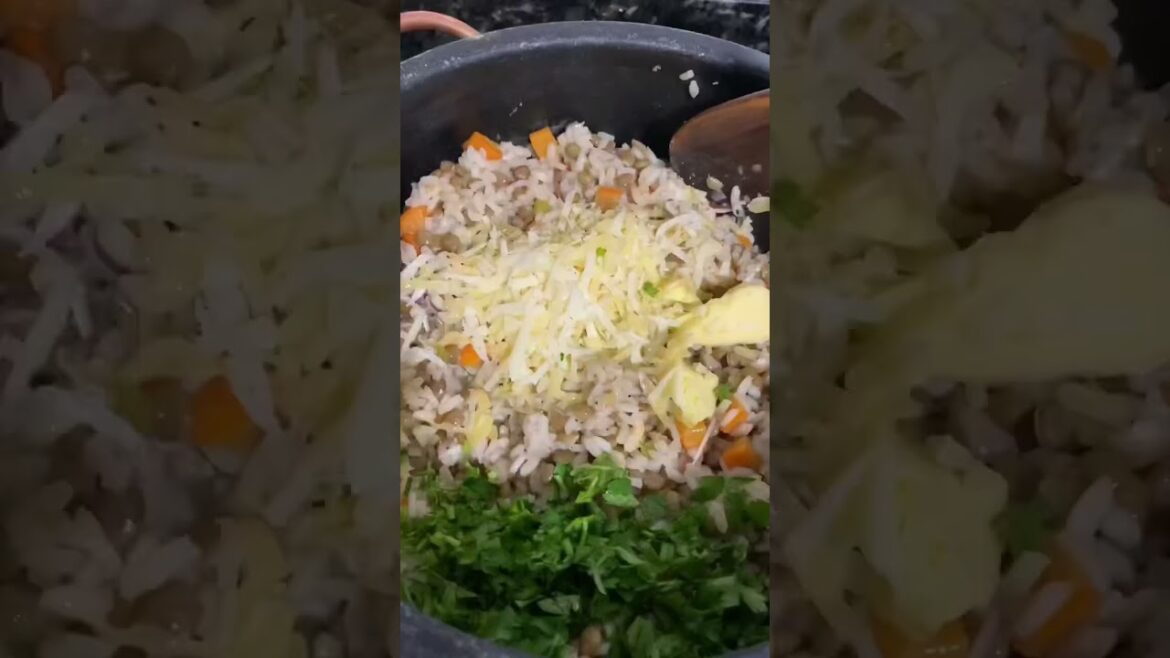 Mediterranean food #sardine #risotto