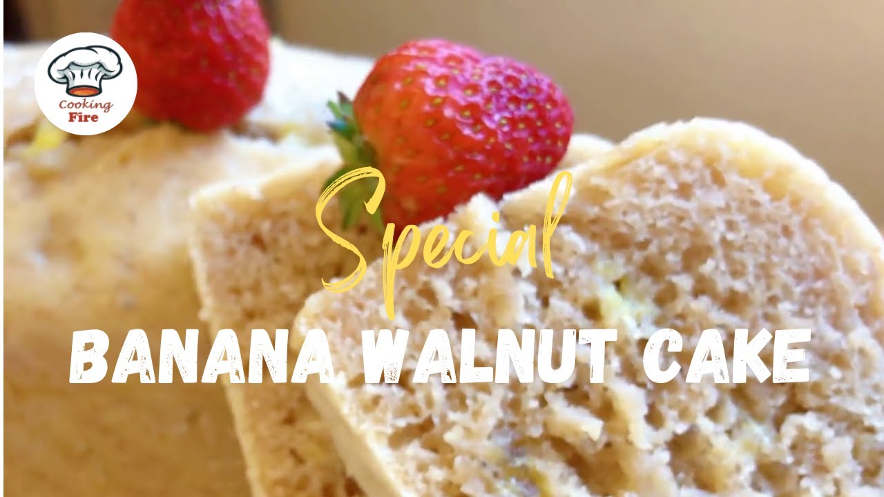 Banana Walnut Cake ! Banana Walnut Bread Recipe ! how to make banana