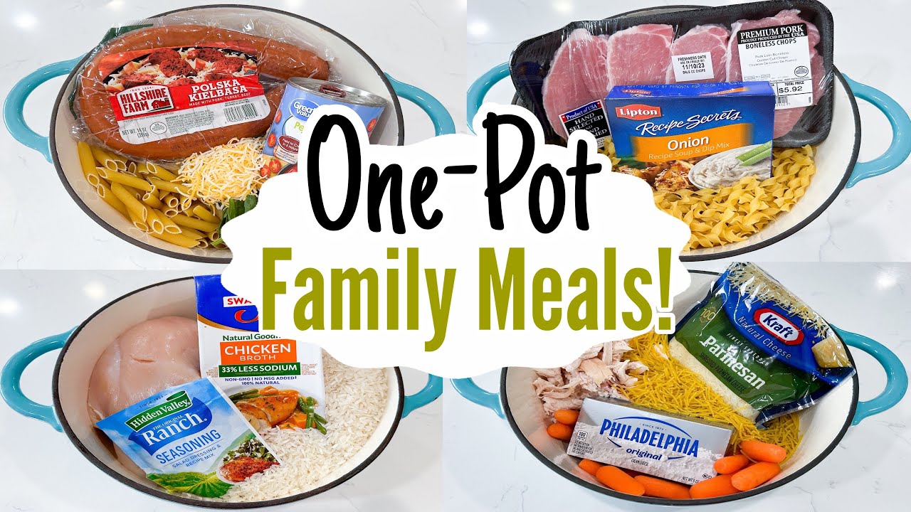 5 ONE POT MEALS | The BEST Quick and EASY Family Recipes | Julia