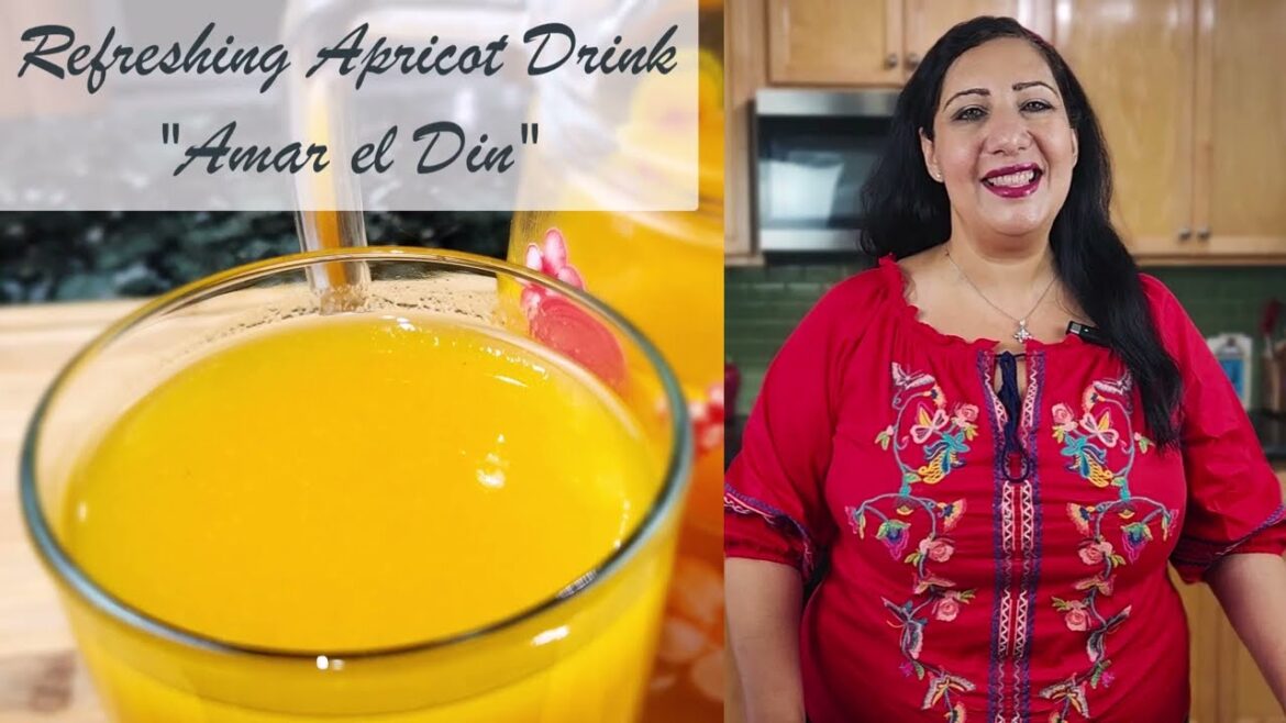 Refreshing Middle Eastern Apricot Drink “Amar el Din”