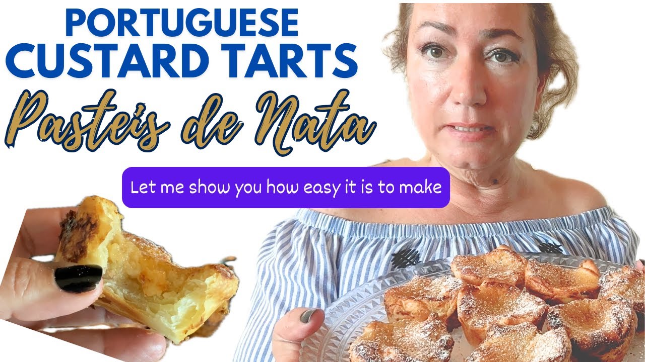 Pastel de Nata Portuguese Custard Tarts with Maria Da Luz Recipe in description Dining and Cooking