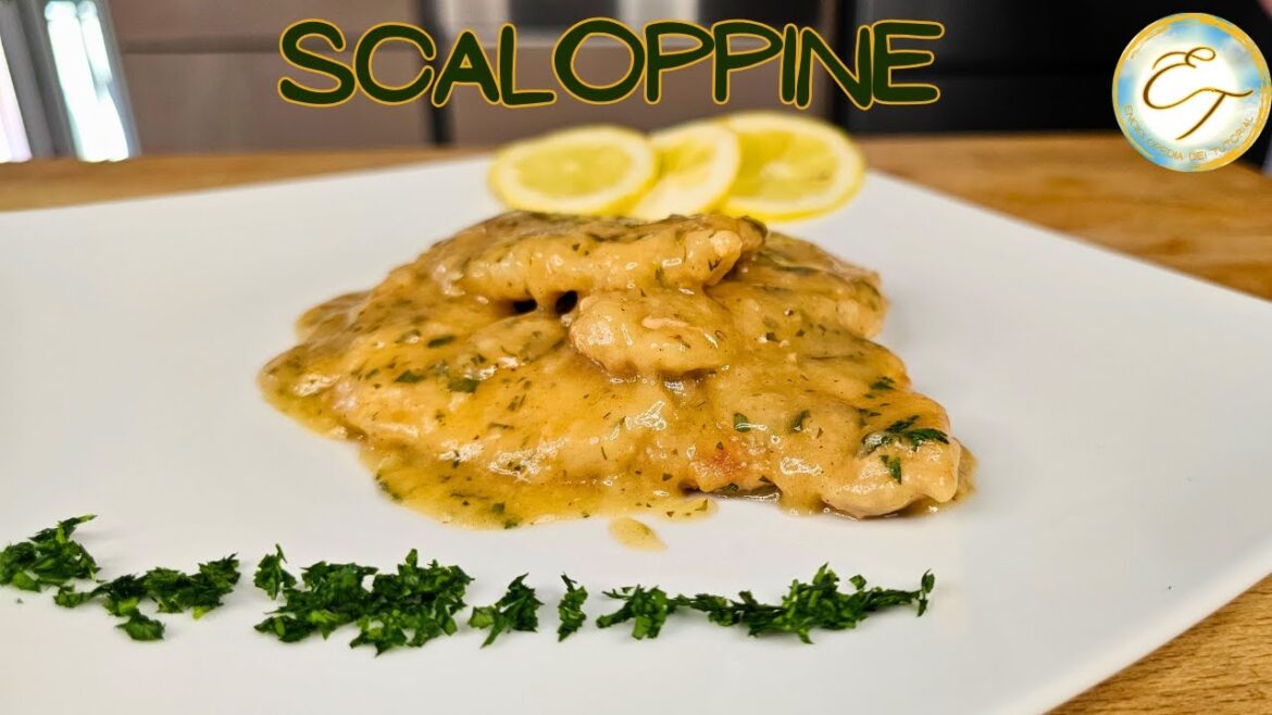 SCALOPPINE con limone e marsala CREMOSE