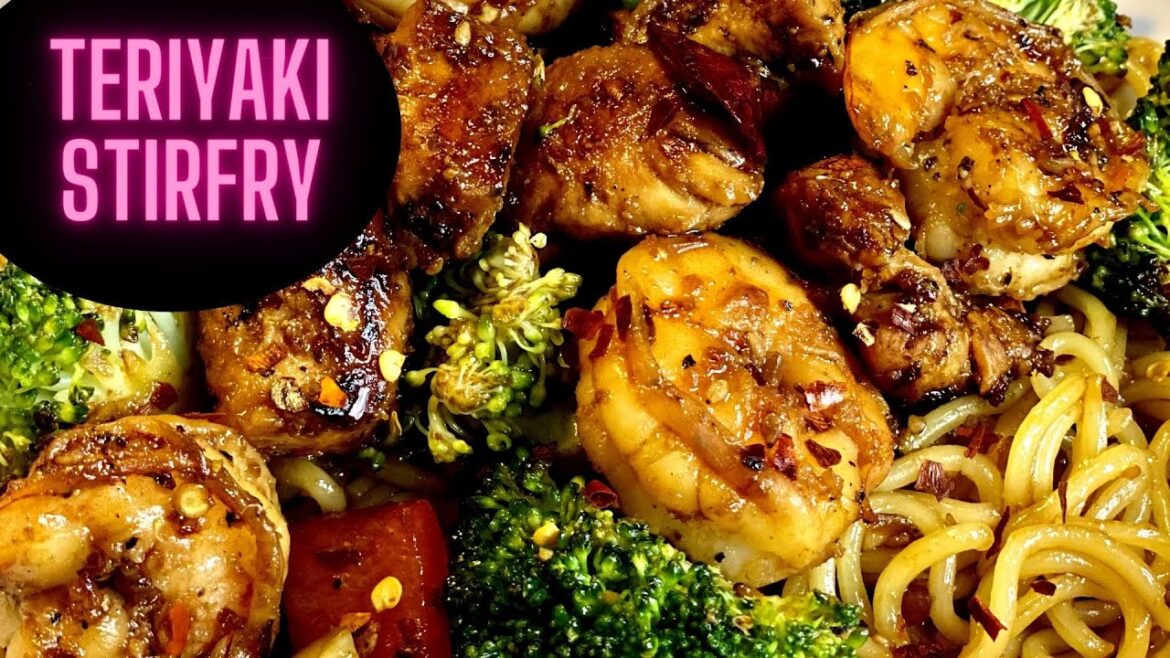 Twelve6: Teriyaki Chicken & Shrimp Stirfry