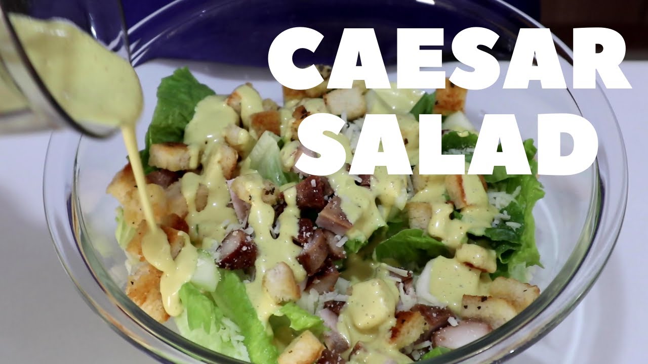Caesar Salad Recipe My homemade caesar salad dressing without