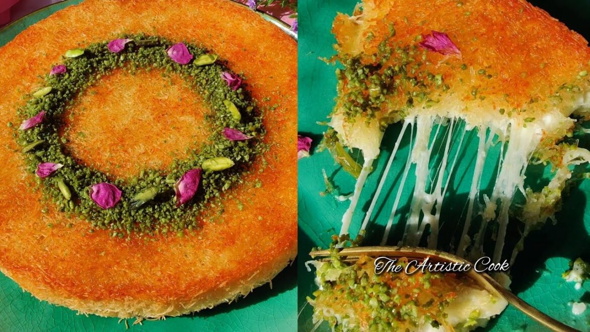 Kunafa Recipe Arabic Style | Cheese Kunafa Recipe | Easy Kunafa Recipe in Oven Kunafa Recipe Arabic Style | Cheese Kunafa Recipe | Easy Kunafa Recipe in Oven