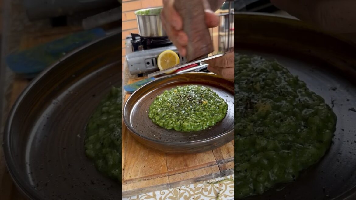 Risotto al pesto di erbe e limone #chefruben #cucinaconruben #scorzadilimone #chetevoimagna Risotto al pesto di erbe e limone #chefruben #cucinaconruben #scorzadilimone #chetevoimagna