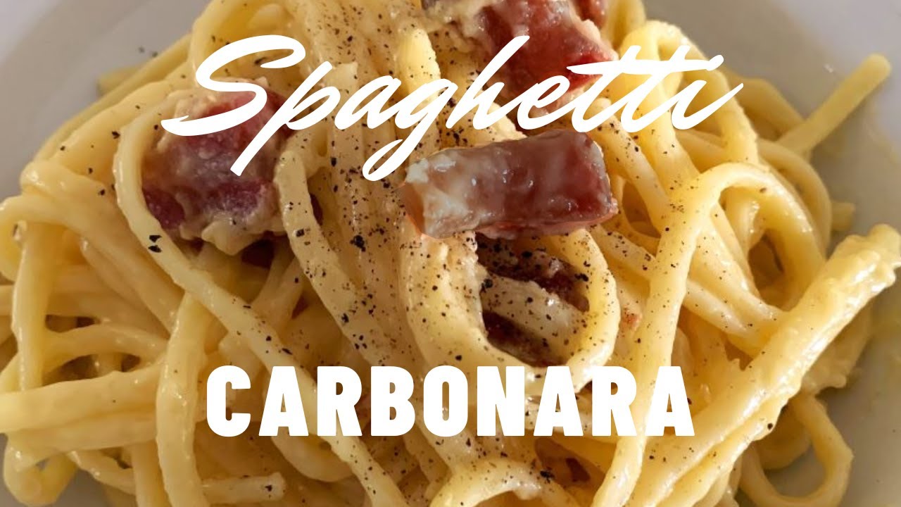 Classic Spaghetti Carbonara How to make Creamy Pasta Carbonara Dining and Cooking
