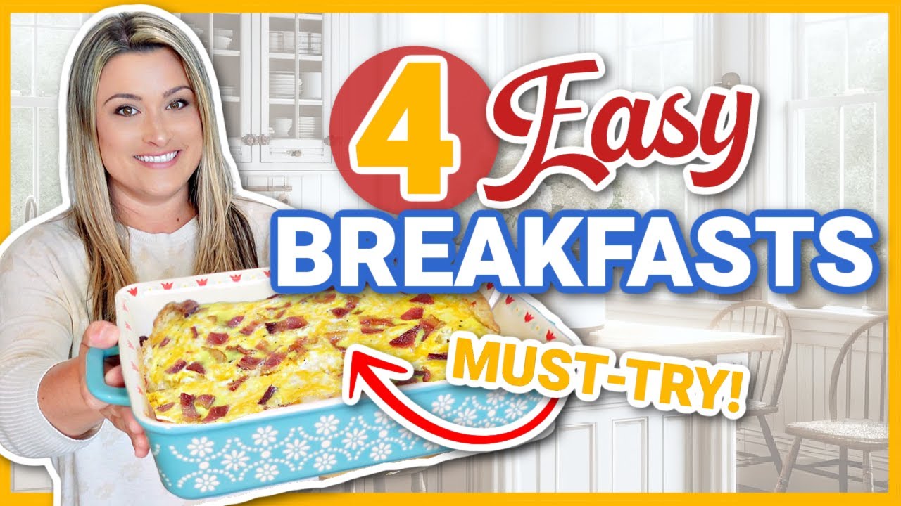 4 Easy Breakfast Recipes that YOU NEED TO TRY!! - Dining and Cooking